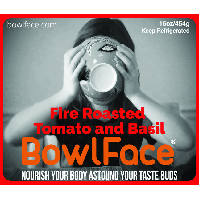BowlFace Fire Roasted Tomato and Fresh Basil Soup