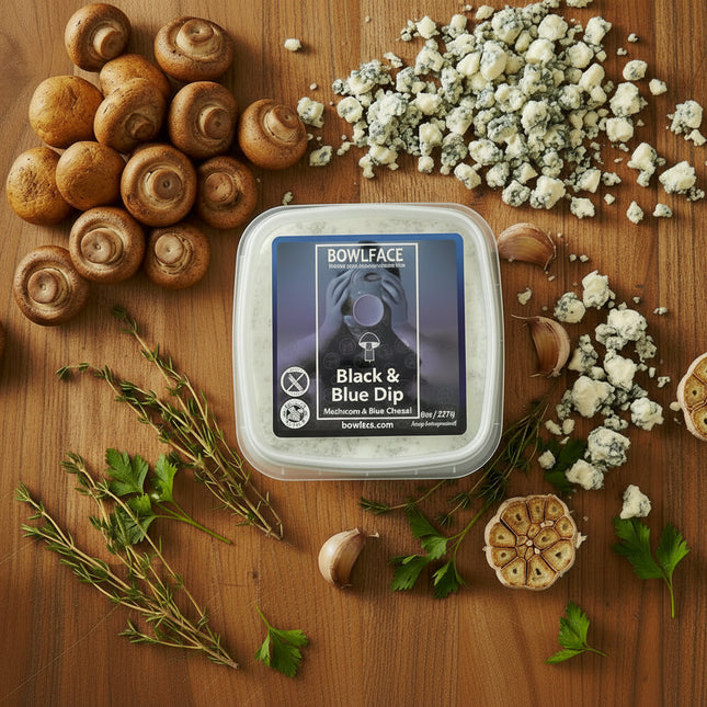 Black and Blue Dip (Mushroom and Blue Cheese)