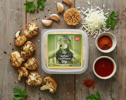 Buffalo Cauliflower “Heat and Eat” Dip