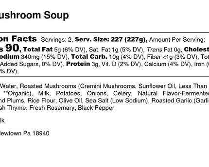 BowlFace Wild Mushroom Soup